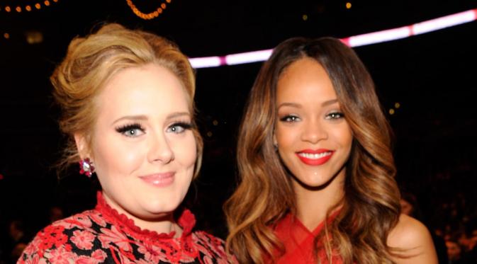 Adele dan Rihanna (digitalspy.com)