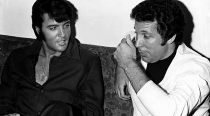 Elvis Presley dan Tom Jones (vintagepictures.rubben.be)