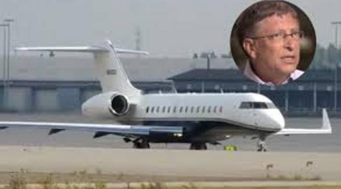 Pesawat Bill Gates (Foto: Amgref)
