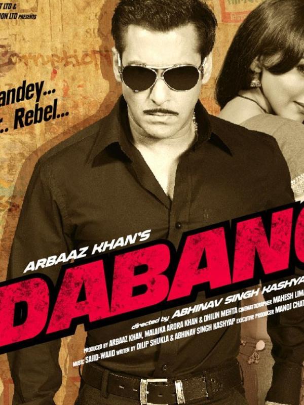 Salman Khan di film Dabangg. foto: cinescooper.com