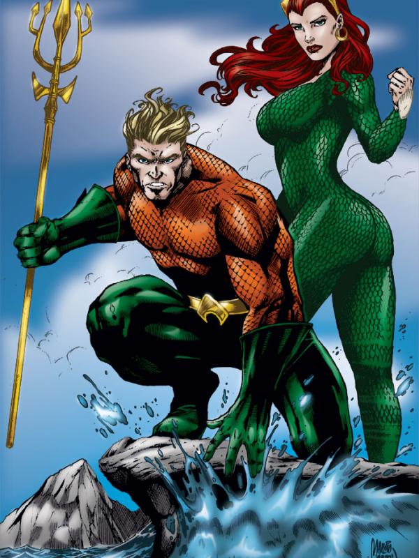 Karakter Mera dalam komik Aquaman. Foto: via comicvine.com
