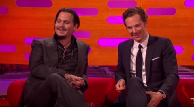 Benedict Cumberbatch dan Johnny Depp (Aceshowbiz.com)