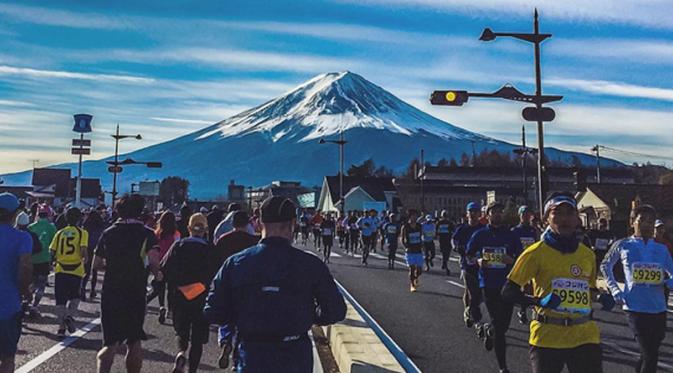 Fujisan Marathon di Jepang