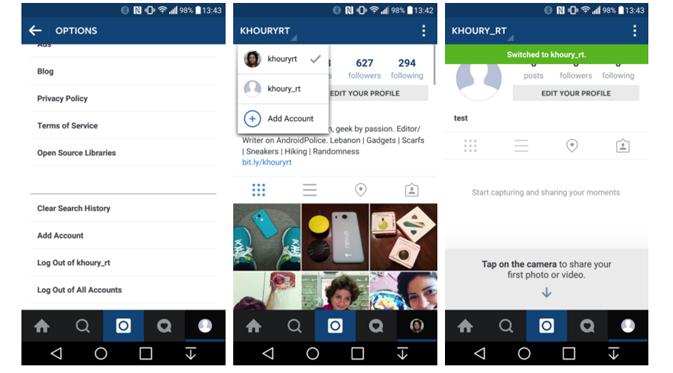 Multiple Account Instagram (androidauthority.com)