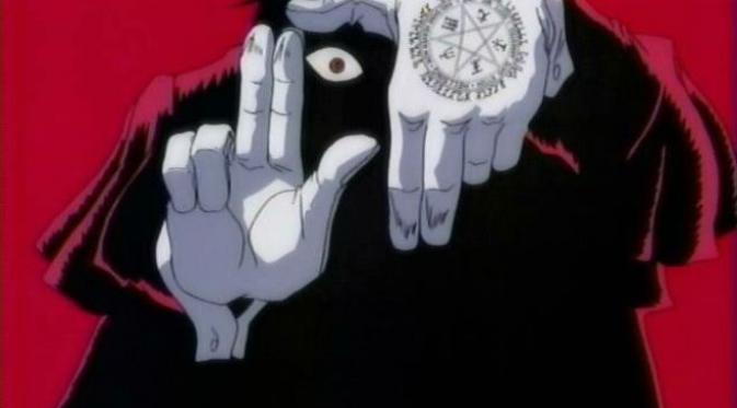 Alucard di anime Hellsing. (Gonzo)