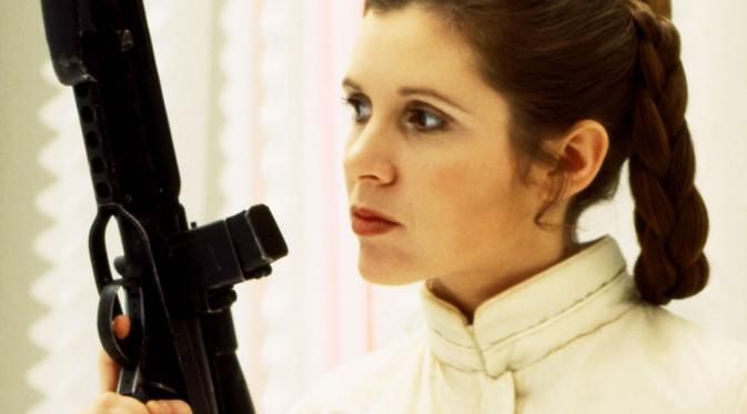 Carrie Fisher saat memerankan Leia di Star Wars: Empire Strikes Back. (Collider)