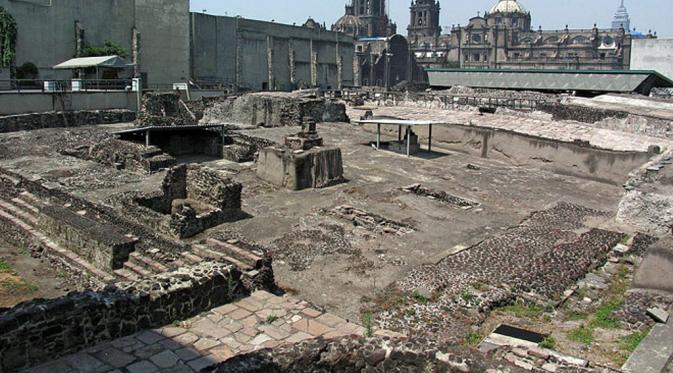 Terkuak 'Kamar Rahasia' dalam Kuil Aztec (AFP)