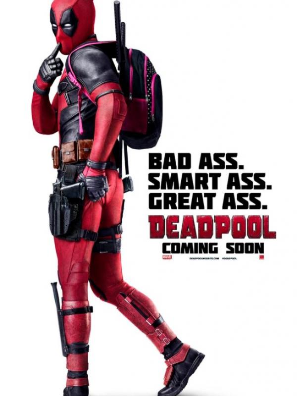 Ryan Reynolds seolah menganggap bokongnya bisa menjadi aset saat berperan sebagai Deadpool. (Twitter)