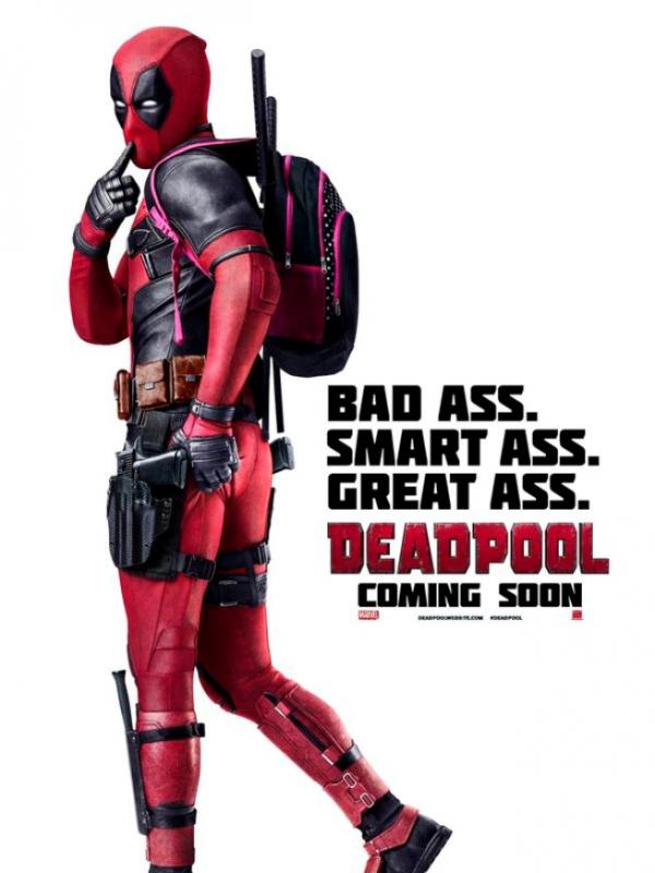 Ryan Reynolds seolah menganggap bokongnya bisa menjadi aset saat berperan sebagai Deadpool. (Twitter)