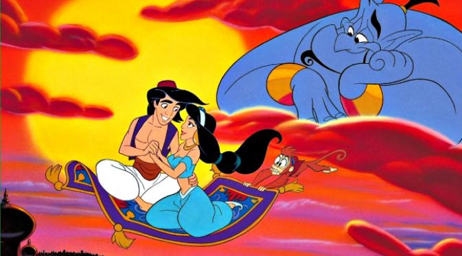 Kisah romantis Aladdin ala Disney. (Sumber thestar.com)