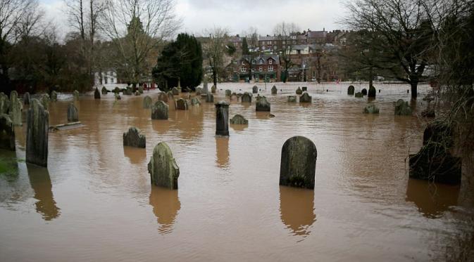 Pemakaman di Appleby, Inggris. (Daily Mail)