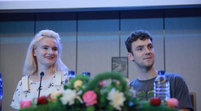 Personel band Clean Bandit. (foto: Fachrur Rozie/Liputan6.com)