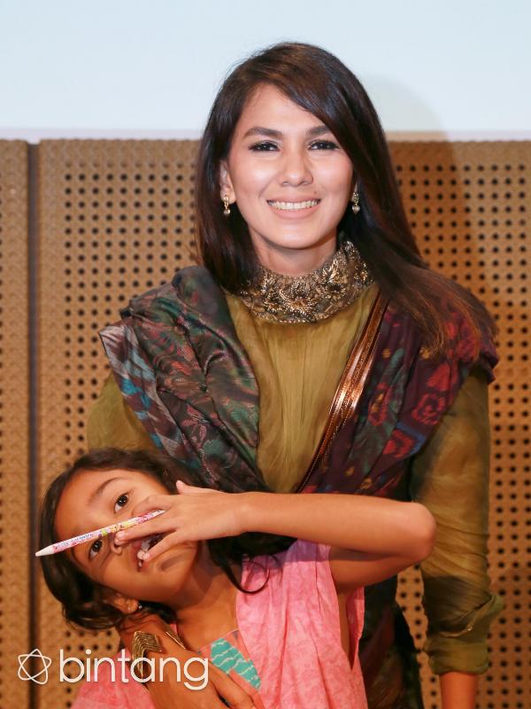 Nova Eliza prihatin dengan meningkatnya kekerasan terhadap anak dan perempuan (Galih W. Satria/bintang.com)