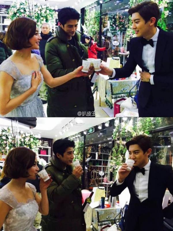Yuan Shan Shan dan Chanyeol EXO di film So I Married My Anti-Fan. fotoL soompi