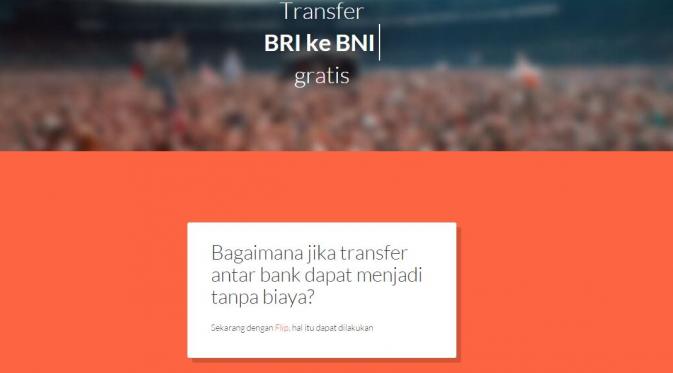 Aplikasi Flip, bisa transfer uang beda bank tanpa kena biaya administrasi | Via: goflip.me