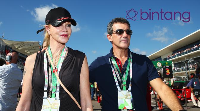 Melanie Griffith dan Antonio Banderas (AFP/Bintang.com)