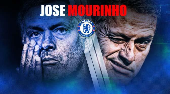 Jose Mourinho Pelatih Chelsea (Liputan6.com/Abdillah)