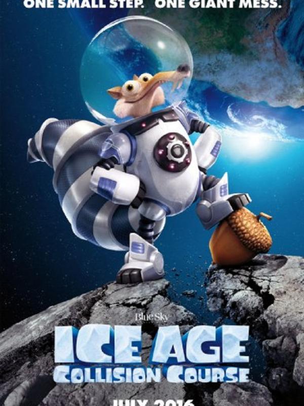 Poster film animasi Ice Age: Collision Course. Foto: IMDb