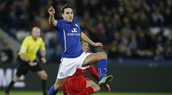 Gelandang Leicester City, Matty James. (AFP/Adrian Dennis)
