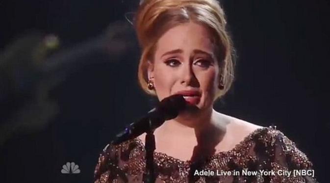 Adele telah empat tahun tidak mengadakan konser penuh. (NBC)
