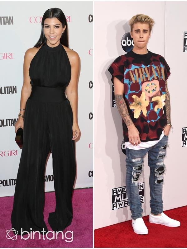 Kourtney Kardashian dan Justin Bieber (AFP/Bintang.com)