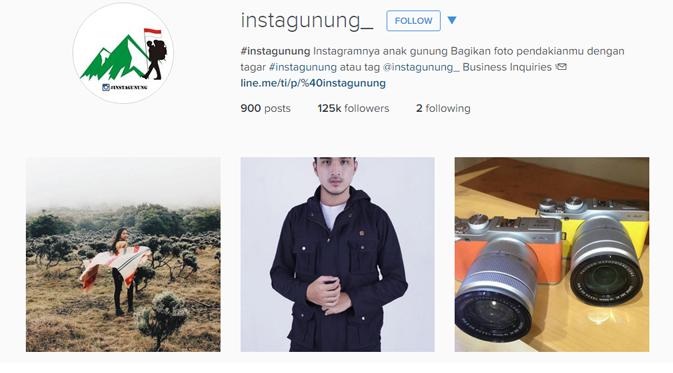 Instagram saat ini menjadi salah satu media untuk mencari referensi suatu hobi.