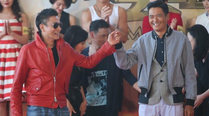  Andy Lau-Chow Yun-Fat pemain utama film From Vegas to Macau III. foto: andylausounds.com