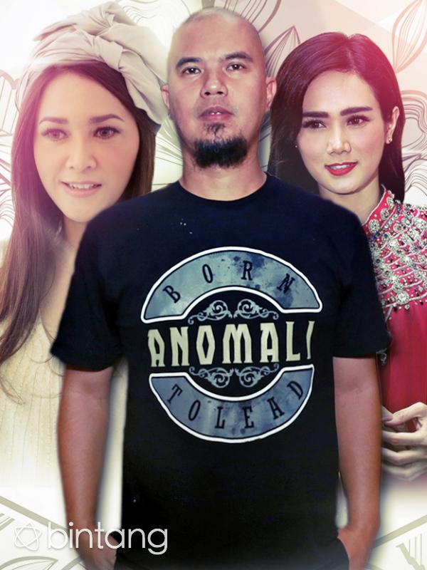 Ahmad Dhani, Maia Estianty dan Mulan Jameela dalam Week End Highlight. (Bintang Pictures)