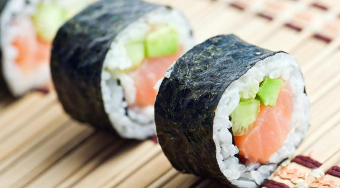 Sushi memiliki sangat sedikit protein. (Via: house-sushi.com)