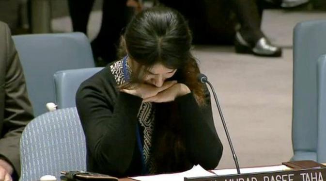 Rekaman Penuturan Pilu Gadis Yazidi Jadi Budak Seks ISIS di PBB (Telegraph)