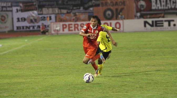 Persija Jakarta vs Semen Padang (Liputan6.com / Reza Kuncoro)