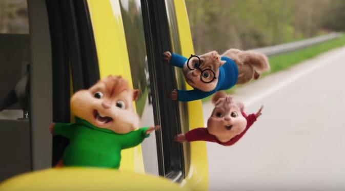 Salah satu adegan film Alvin and The Chipmunks [Foto: 20th Century Fox]