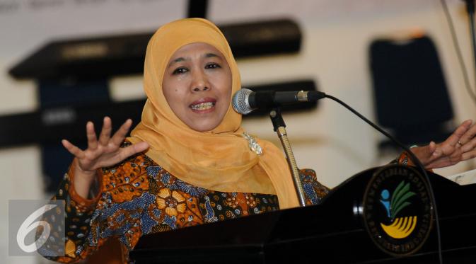 Menteri Sosial, Khofifah Indar Parawansa. (Liputan6.com/Helmi Fithriansyah)