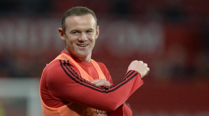 Penyerang Manchester United asal Inggris, Wayne Rooney. (AFP PHOTO/Oli Scarff)