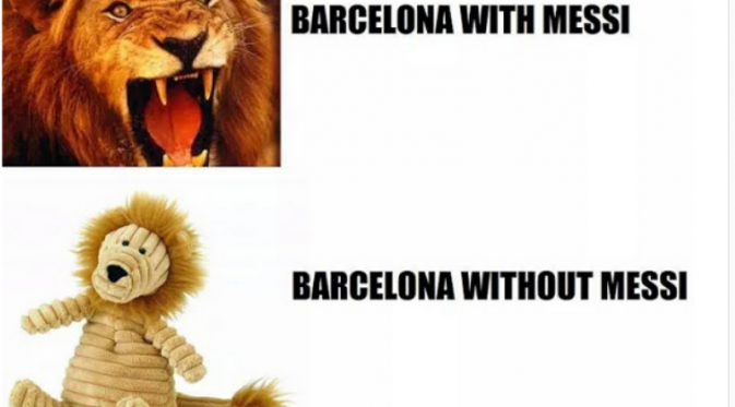 Berbagai kumpulan meme kocak La Liga sepanjang tahun 2015. (Twitter)