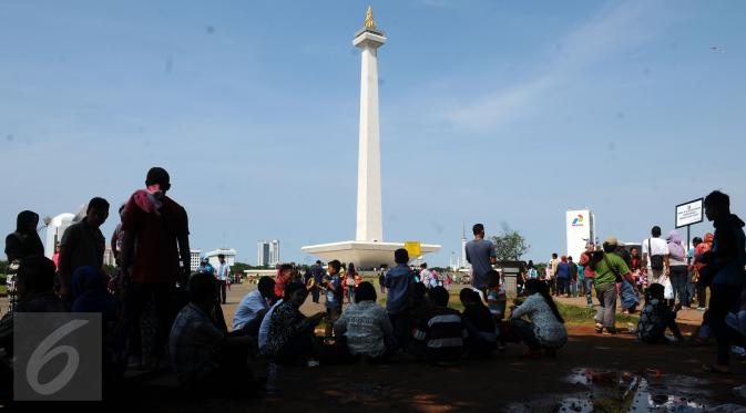 Monumen Nasional alias Monas, yang masih menjadi simbol kota Jakarta. (Liputan6.com/Helmi Fithriansyah)