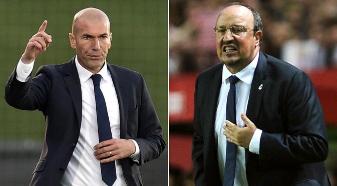 Zidane dan Rafa Benitez