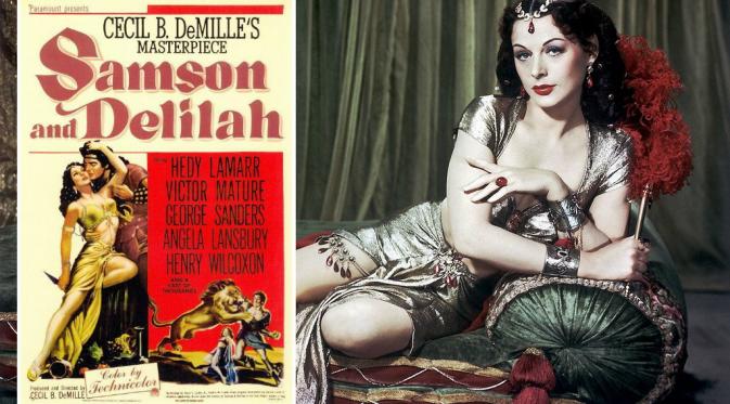 Hedy Lamarr dalam Samson and Delilah (Paramount Picture/Wikipedia)