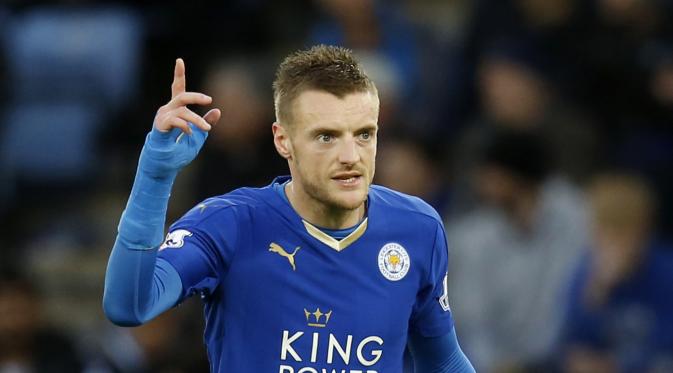 Penyerang Leicester, Jamie Vardy (Reuters/Ed Sykes)