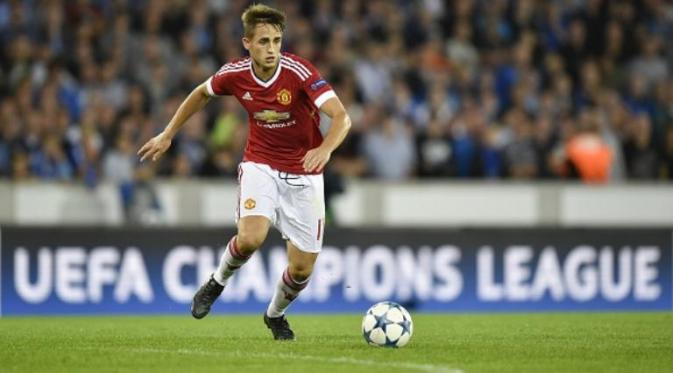 Gelandang Manchester United asal Belgia, Adnan Januzaj. (AFP/John Thys)