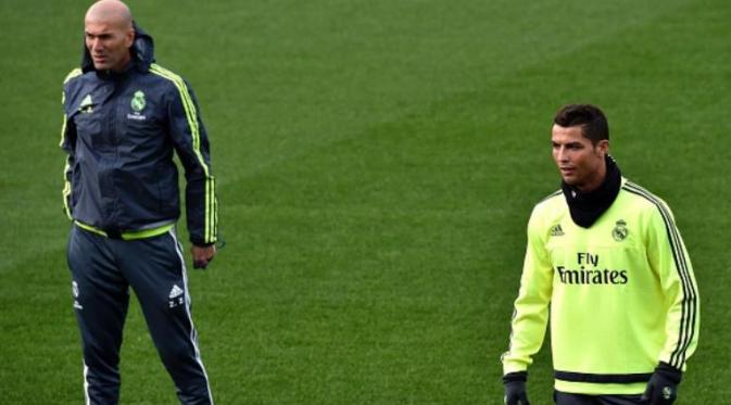 Cristiano Ronaldo sudah kembali latihan bersama tim Real Madrid.