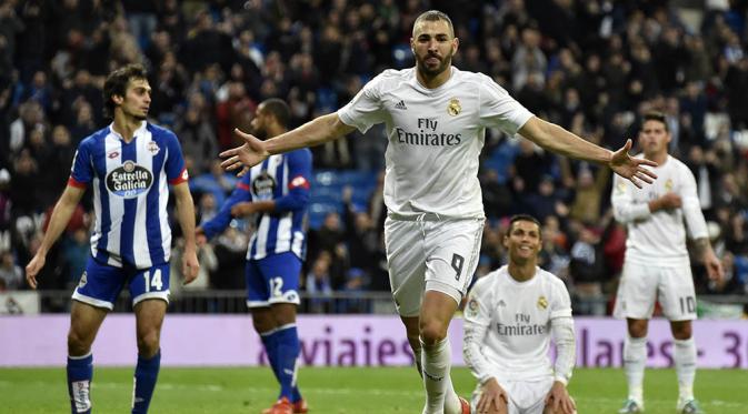 Striker Real Madrid Karim Benzema