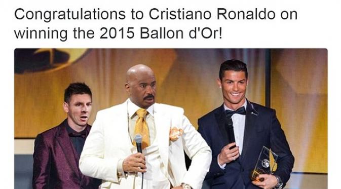 9 Meme Ballon d'Or yang Sanggup Bikin Harimu Jadi Penuh Tawa | via: dailymail.co.uk