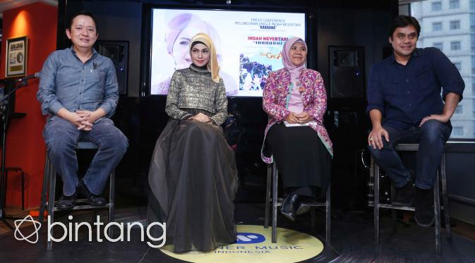 Press conference dan launching single Indah Nevertari - 'Rabbana' (Nurwahyunan/Bintang.com)