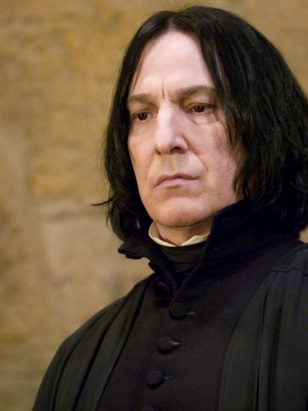 Alan Ricman sebagai Proffesor Snape di film Harry Potter.