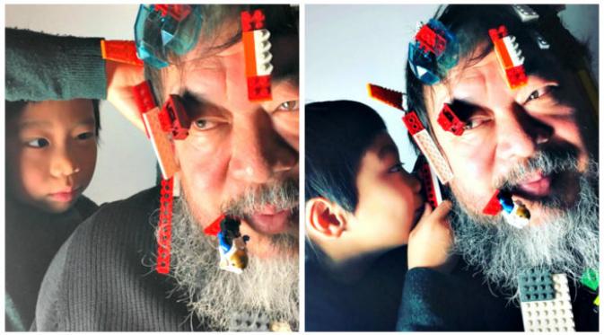 Seniman Au Weiwei sempat ditolak membeli Lego karena dikira berpolitik. Sekarang dia boleh merasa lega. (Sumber Shanghaiist.com)