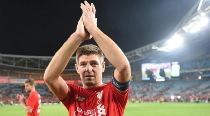 Mantan kapten Liverpool, Steven Gerrard. (AFP/Peter Parks)