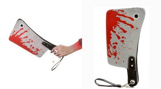 Tas jinjing atau clutch unik berbentuk pisau daging buat Anda seolah seperti pembunuh berdarah dingin (sumber. lostateminor.com)
