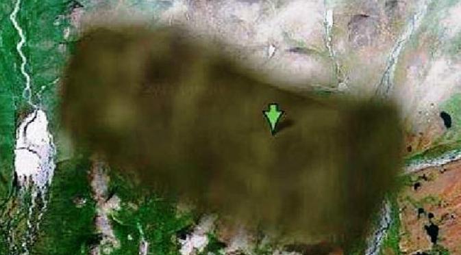 Lokasi misterius di Google Earth. Tundra di Siberia