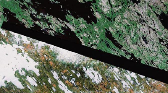 Lokasi misterius di Google Earth: Kanada
